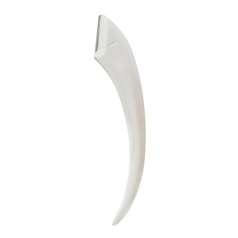 Eyebrow Trimming Knife With Comb Curved Moon Small Beauty Supplies Gadgets